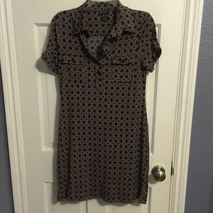 Enfocus short sleeve shift dress